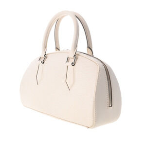 Louis Vuitton White Ivory Leather Epi Jasmine Handbag